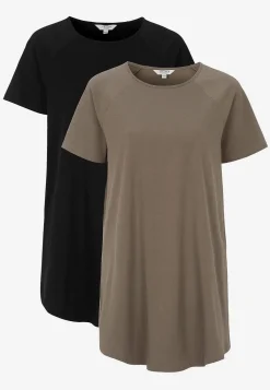 Cellbes of Sweden Tunika i ekologisk bomull Alex 2-pack Nougat + Svart Discount