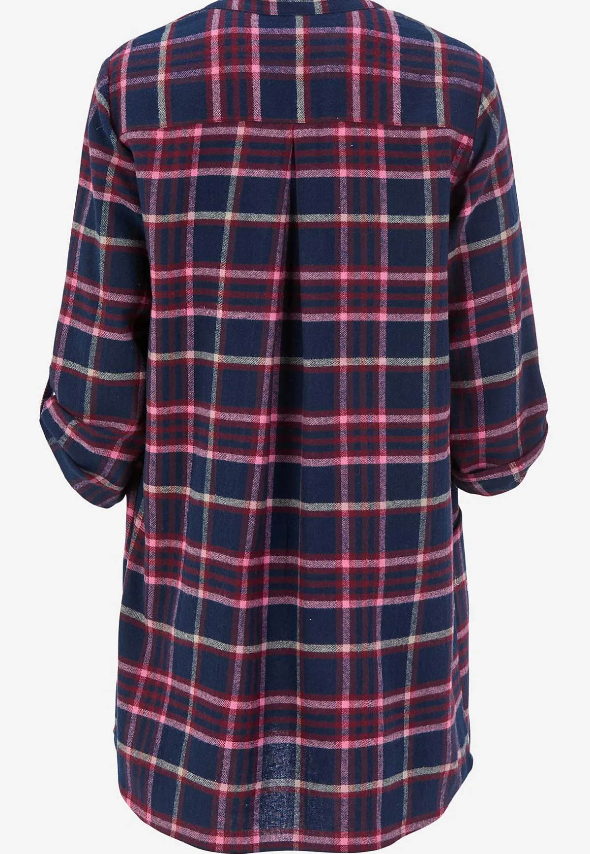 Cellbes of Sweden Tunika i flanell med fickor Blå / Rutig New