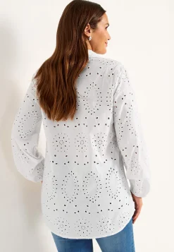 Cellbes of Sweden Tunika med brodyr Vit Online