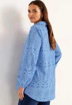 Cellbes of Sweden Tunika med brodyr Blå Best