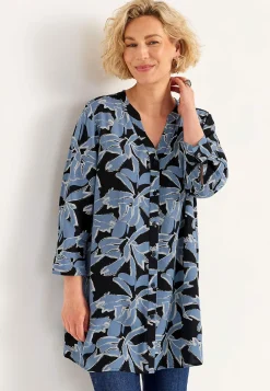 Cellbes of Sweden Tunika med 3/4-ärm Blå / Mönstrad New