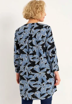 Cellbes of Sweden Tunika med 3/4-ärm Blå / Mönstrad New