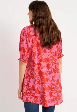 Cellbes of Sweden Tunika med smock vid ärmsluten Mönstrad Discount