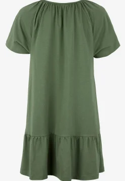 Cellbes of Sweden Tunika med volang nertill Khakigrön Hot