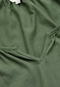 Cellbes of Sweden Tunika med volang nertill Khakigrön Hot