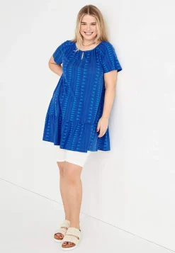 Cellbes of Sweden Tunika med volang nertill Blå / Blå Discount