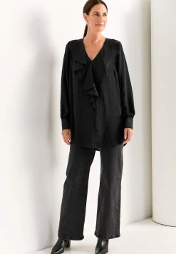 Cellbes of Sweden Tunika med volangkrage Svart Outlet