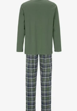 Cellbes of Sweden Tvådelad pyjamas Mörkgrön/Rutig Best