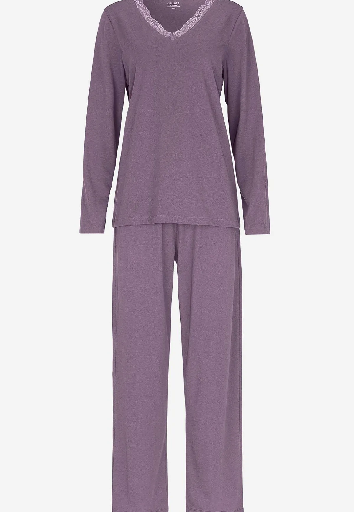 Cellbes of Sweden Tvådelad pyjamas med spetskant New