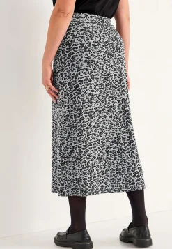 Cellbes of Sweden Utsvängd trikåkjol med fickor New