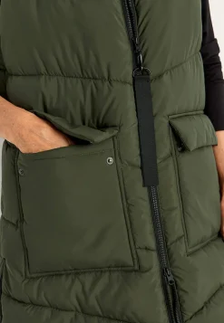 Cellbes of Sweden Vadderad väst Mörkgrön New