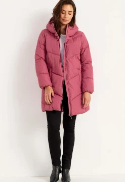 Cellbes of Sweden Varm jacka med fluffig vaddering Gammalrosa New