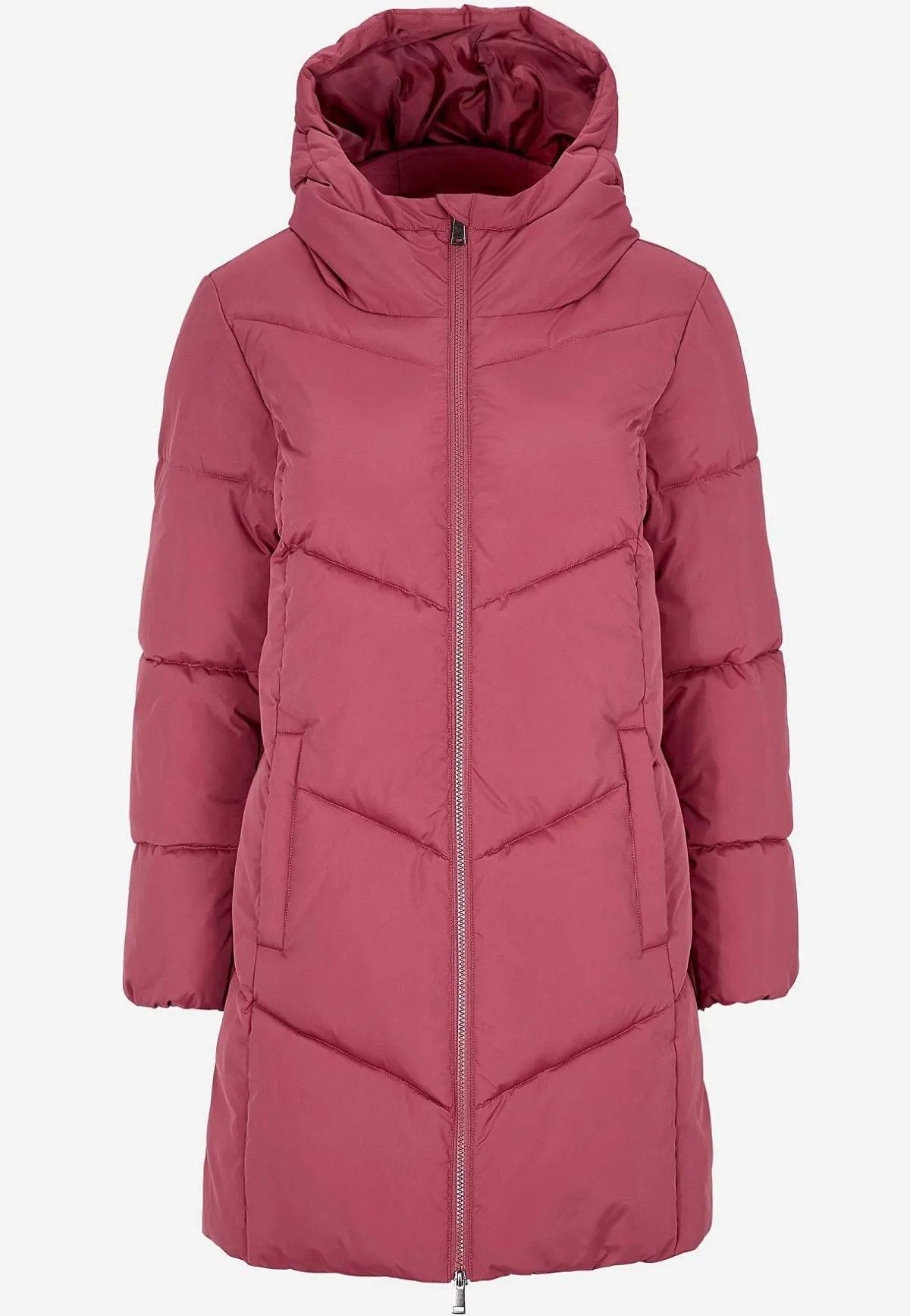 Cellbes of Sweden Varm jacka med fluffig vaddering Gammalrosa New