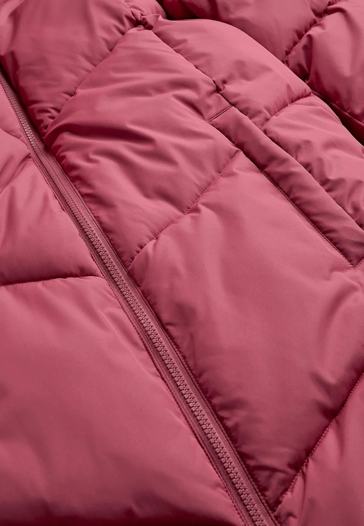 Cellbes of Sweden Varm jacka med fluffig vaddering Gammalrosa New