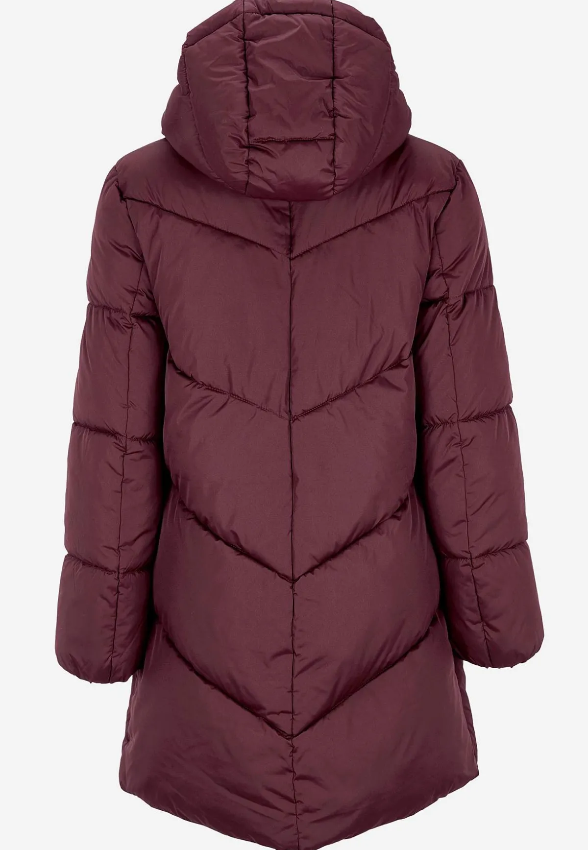 Cellbes of Sweden Varm jacka med fluffig vaddering Vinröd Best