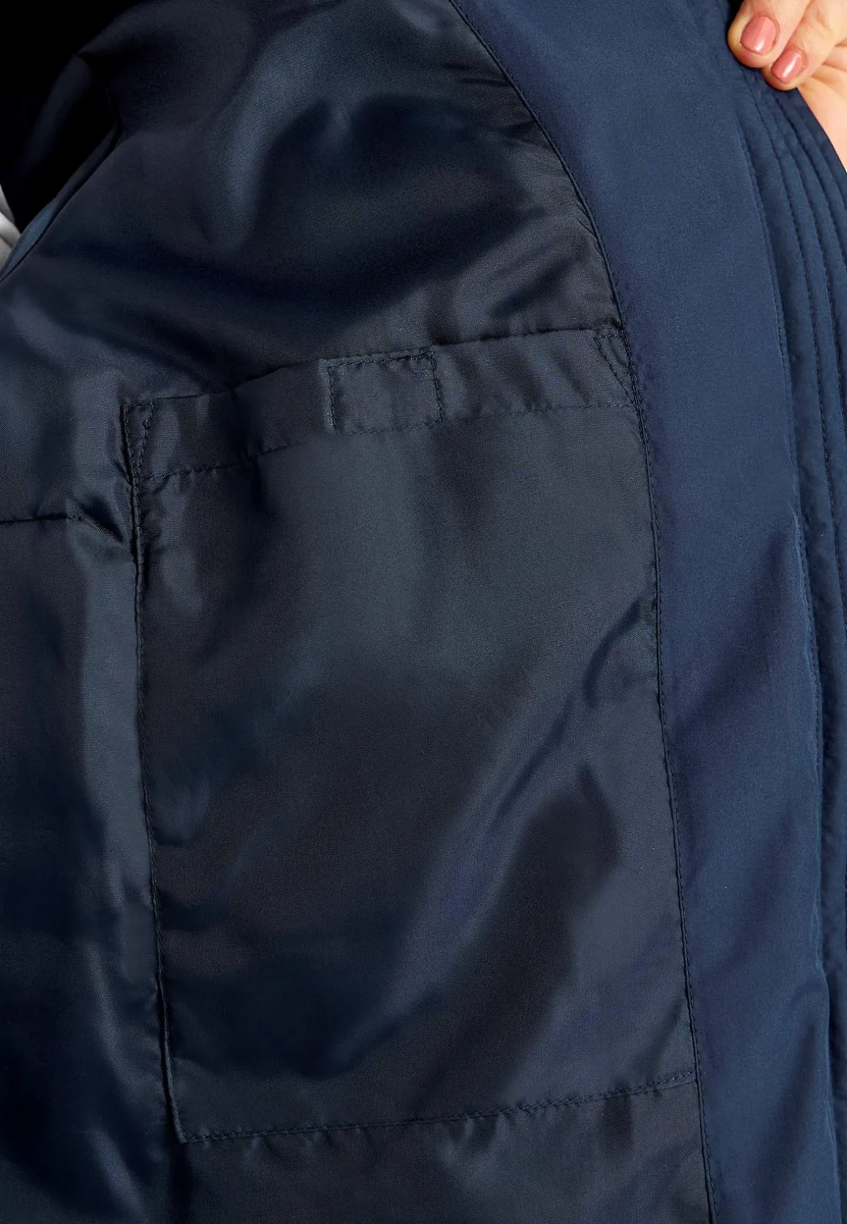 Cellbes of Sweden Varm jacka med fluffig vaddering Marin