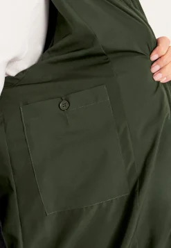 Cellbes of Sweden Varm jacka med sidodragkedjor nertill Mörkgrön Clearance