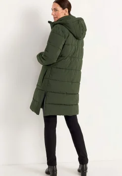 Cellbes of Sweden Varm jacka med sidodragkedjor nertill Mörkgrön Clearance