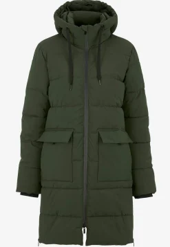 Cellbes of Sweden Varm jacka med sidodragkedjor nertill Mörkgrön Clearance