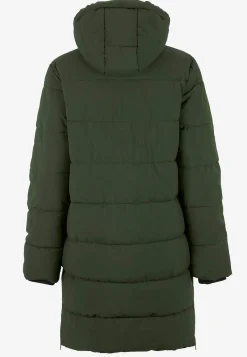 Cellbes of Sweden Varm jacka med sidodragkedjor nertill Mörkgrön Clearance