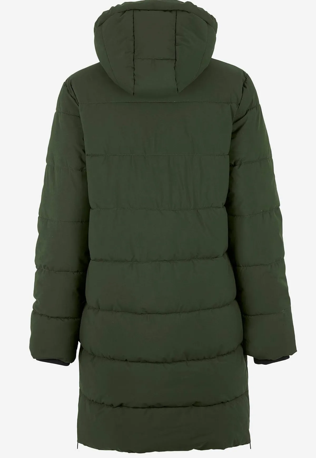 Cellbes of Sweden Varm jacka med sidodragkedjor nertill Mörkgrön Clearance