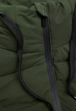Cellbes of Sweden Varm jacka med sidodragkedjor nertill Mörkgrön Clearance