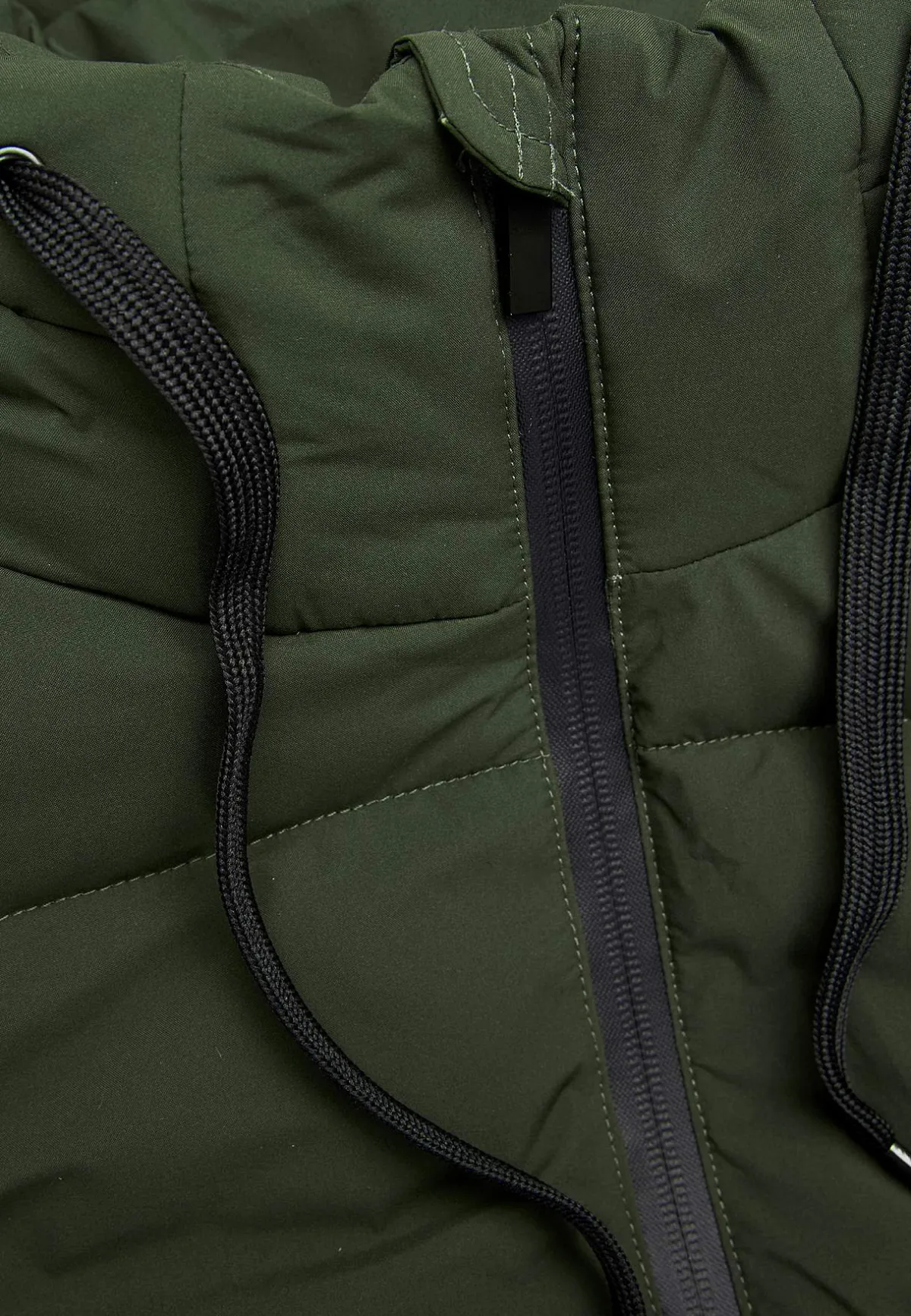 Cellbes of Sweden Varm jacka med sidodragkedjor nertill Mörkgrön Clearance