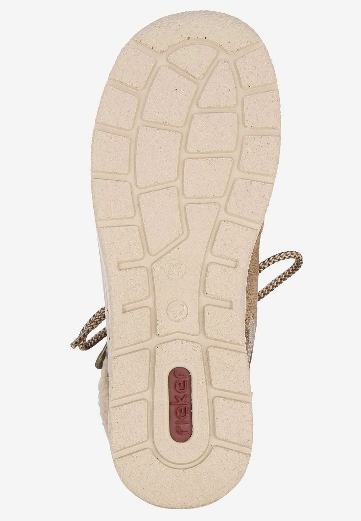 Rieker Varmfodrad, vattenavvisande mockakänga Mörk beige