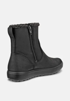 Ecco Varmfodrad, vattentät skinnkänga Soft 7 Tred Svart Best