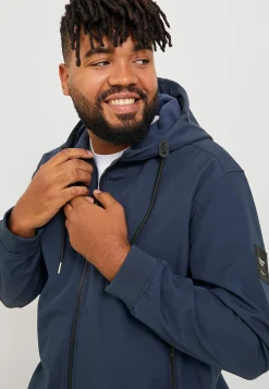 JACK & JONES PLUS Vattenavvisande softshelljacka med huva Discount