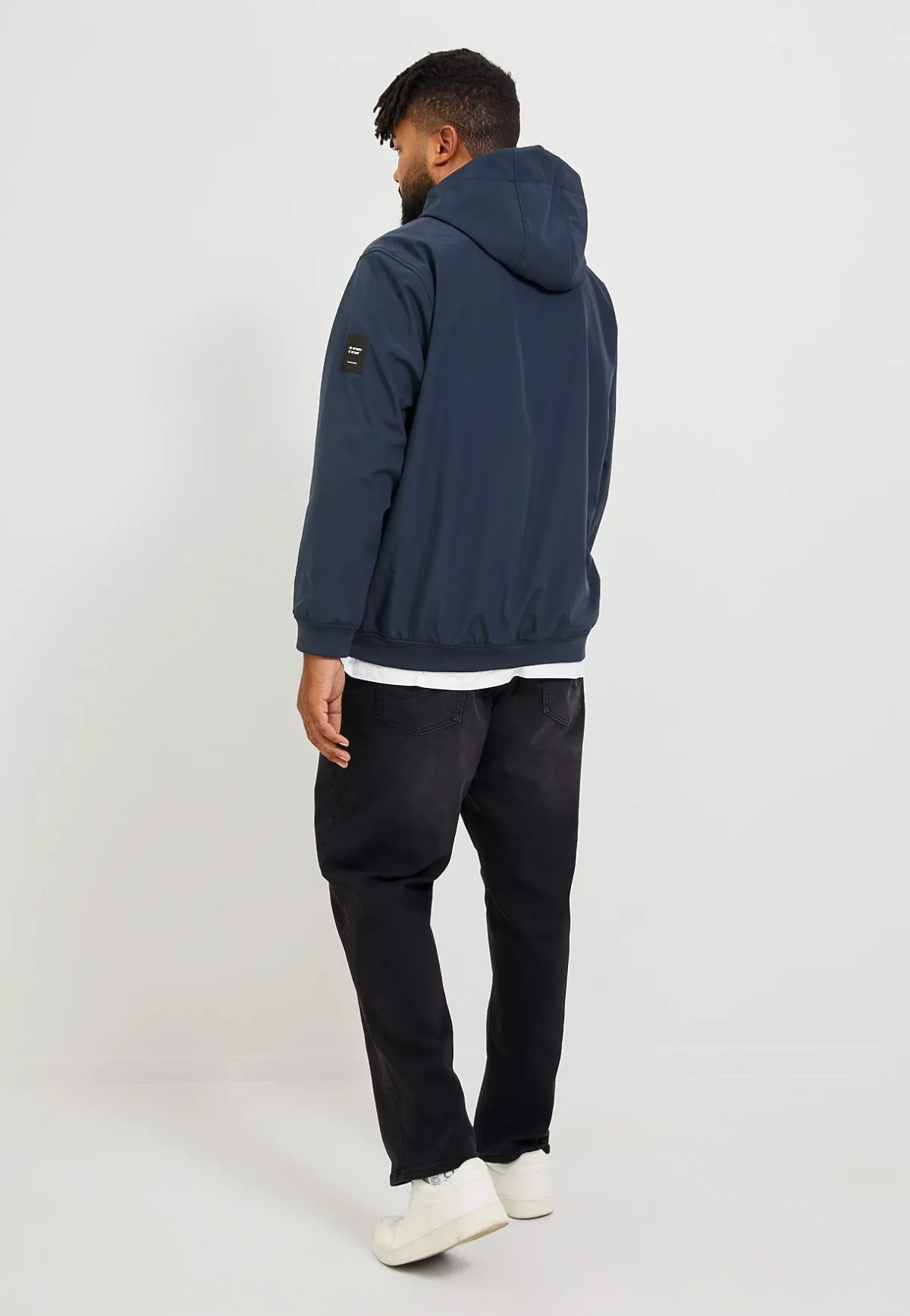 JACK & JONES PLUS Vattenavvisande softshelljacka med huva Discount