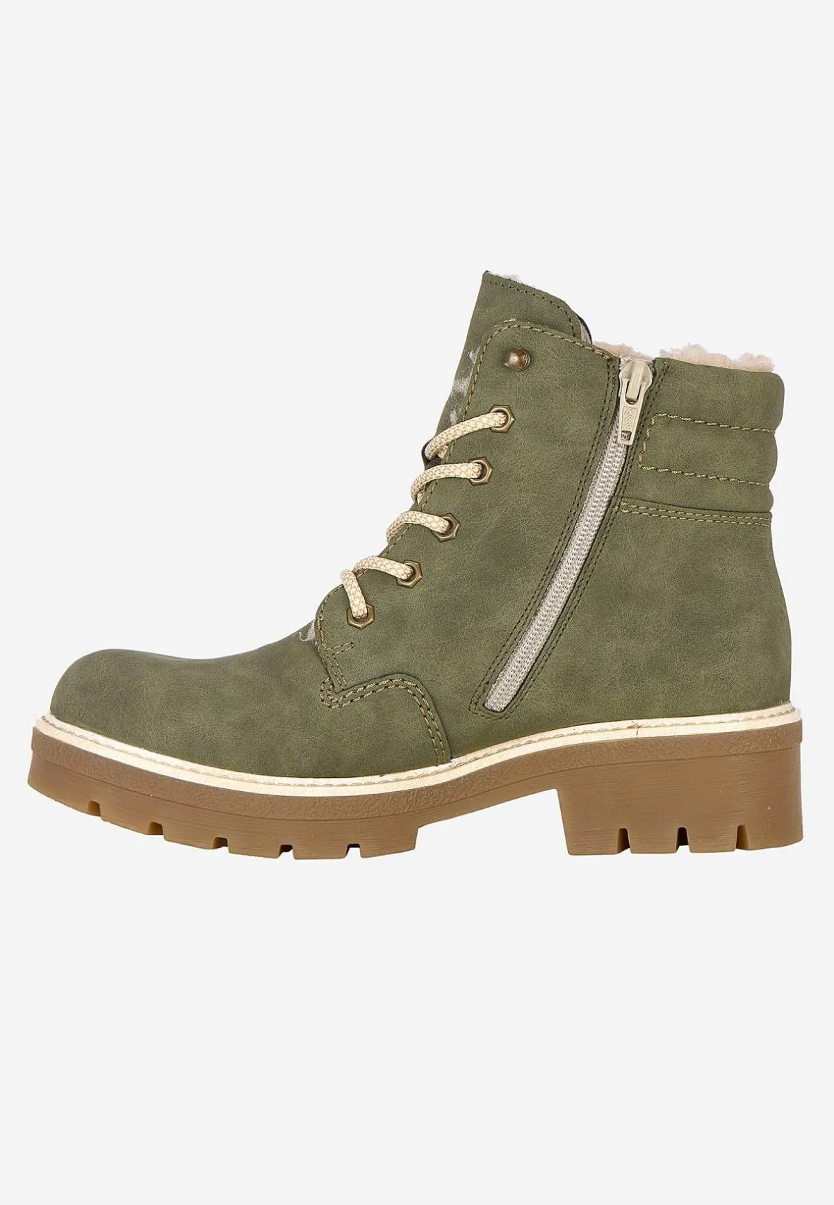 Rieker Vattenavvisande vinterkänga Khakigrön Clearance