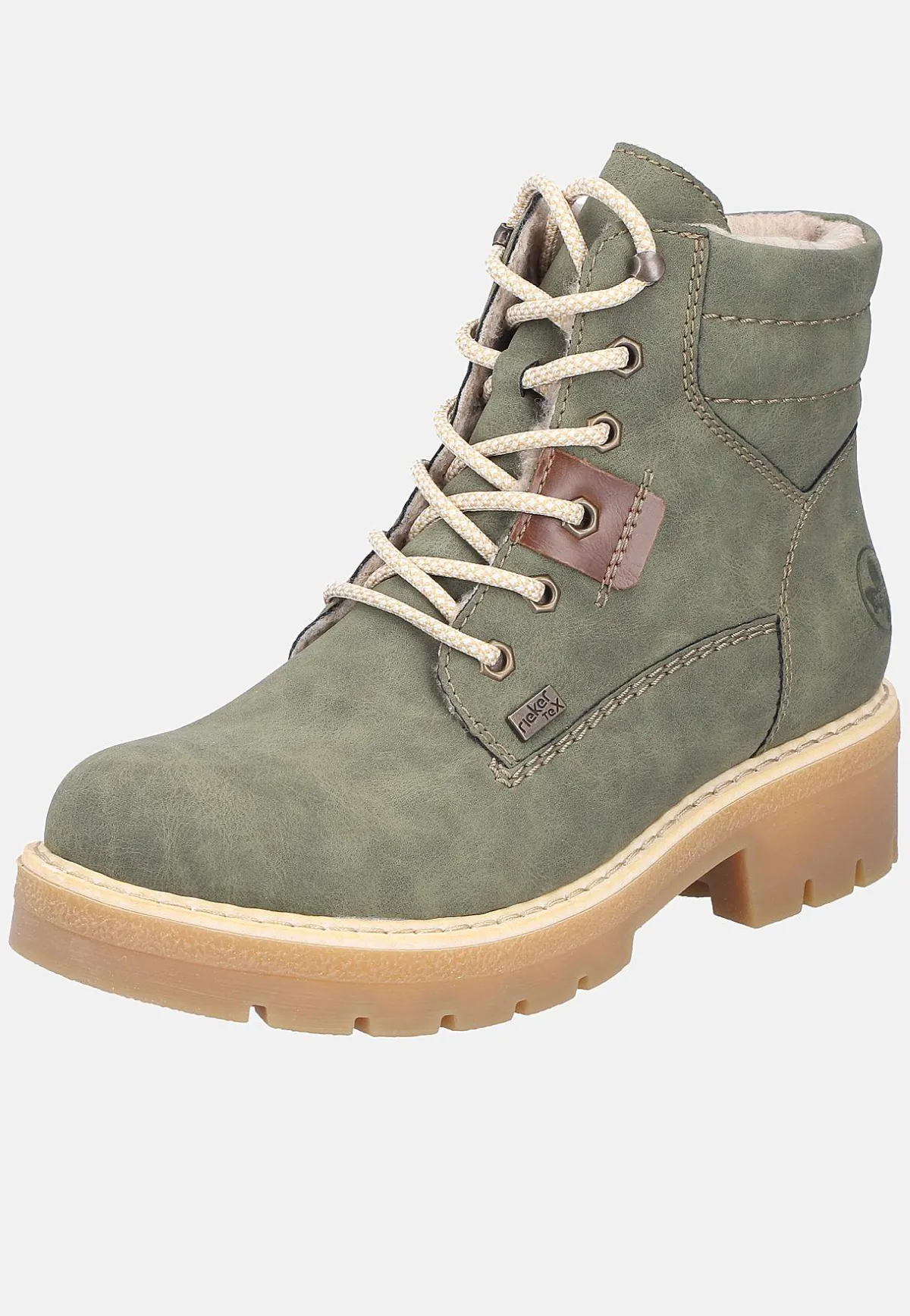 Rieker Vattenavvisande vinterkänga Khakigrön Clearance