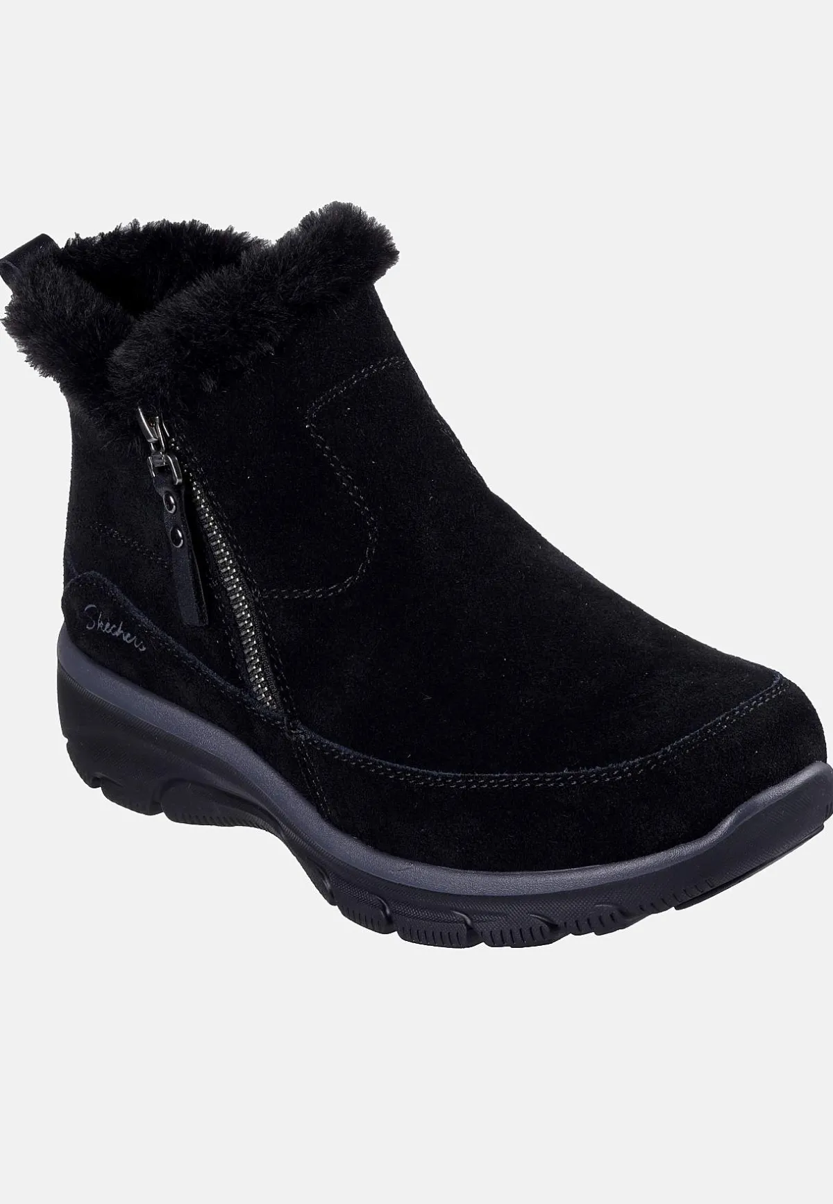 Skechers Vattenavvisande vinterkänga i mocka Easy Going Sale