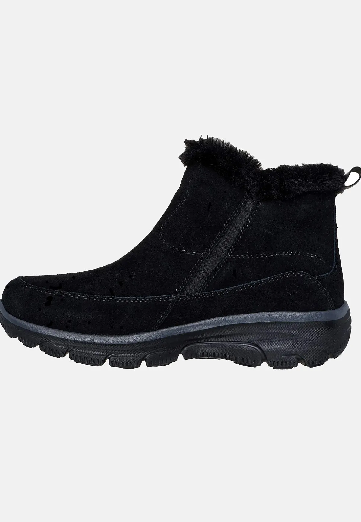 Skechers Vattenavvisande vinterkänga i mocka Easy Going Sale