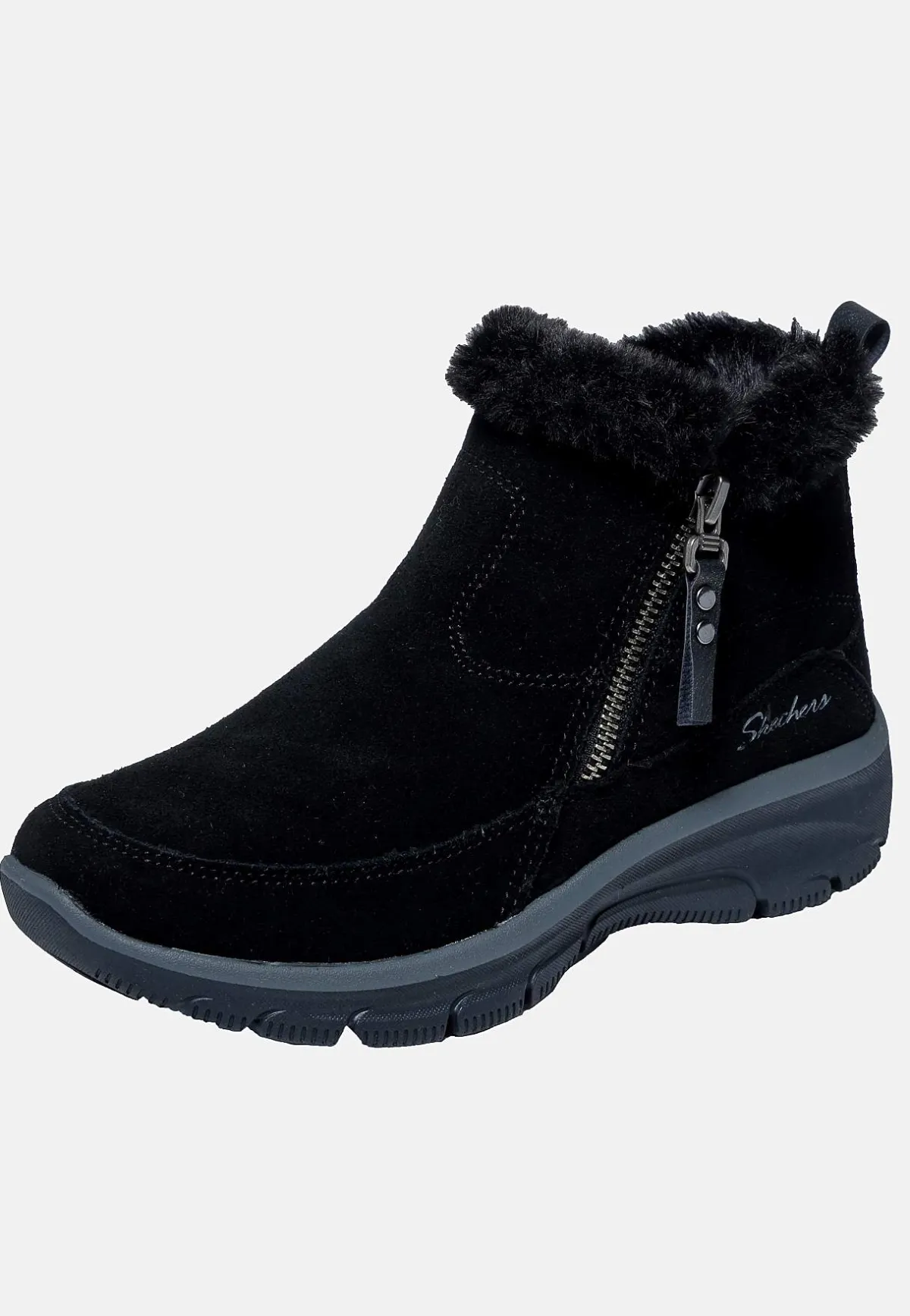 Skechers Vattenavvisande vinterkänga i mocka Easy Going Sale