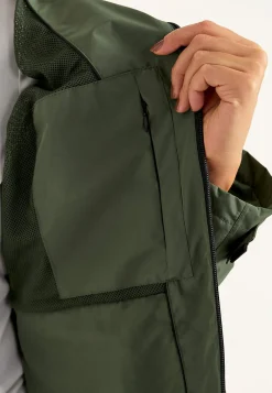 Cellbes of Sweden Vattentät funktionsjacka Khakigrön Best