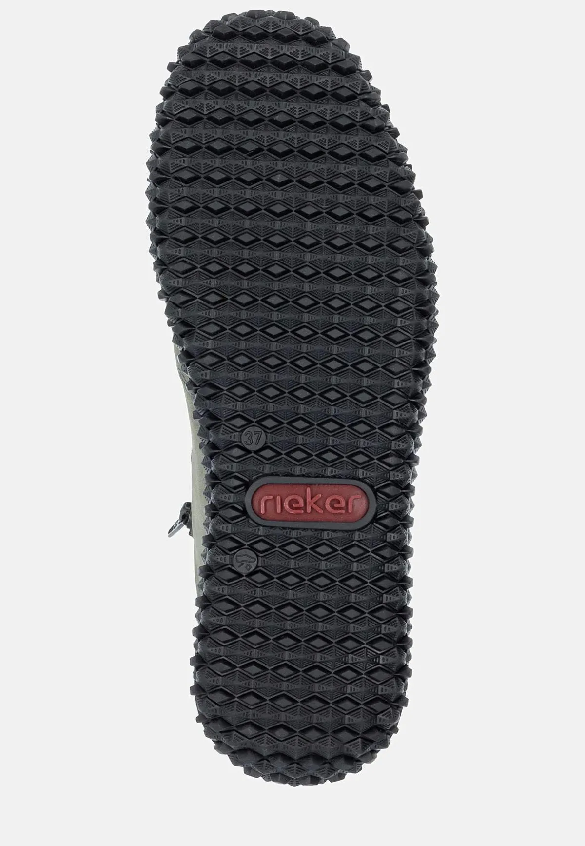 Rieker Vattentät känga Vinröd Outlet