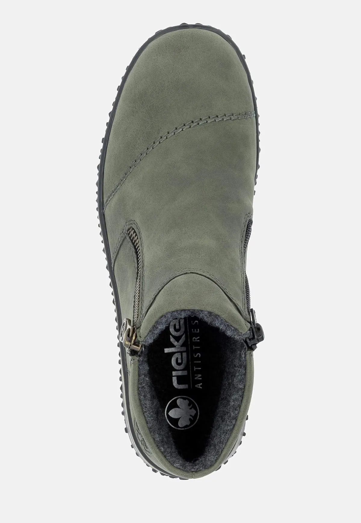 Rieker Vattentät känga Vinröd Outlet