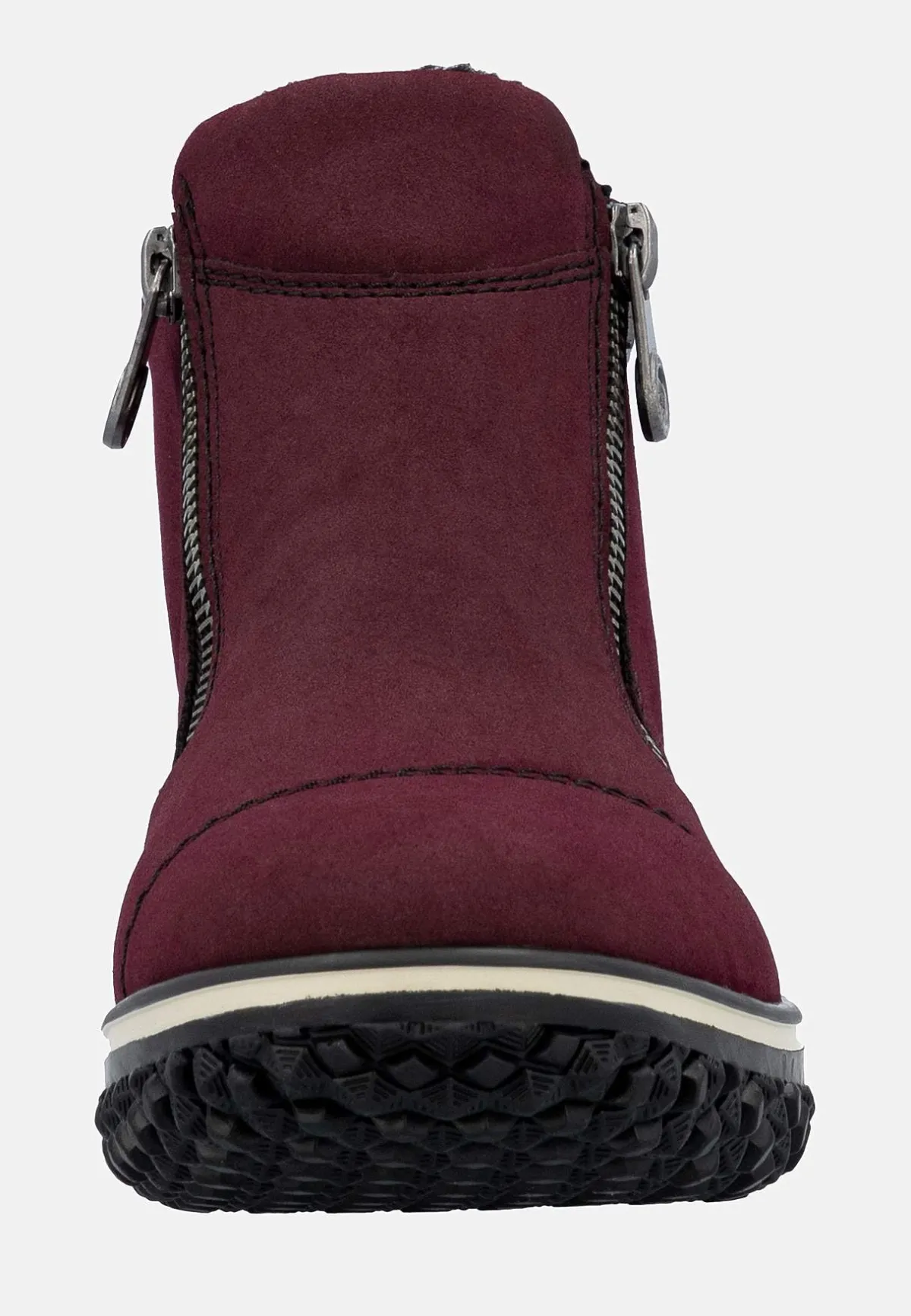 Rieker Vattentät känga Vinröd Outlet