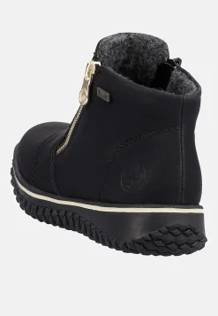 Rieker Vattentät känga Vinröd Outlet