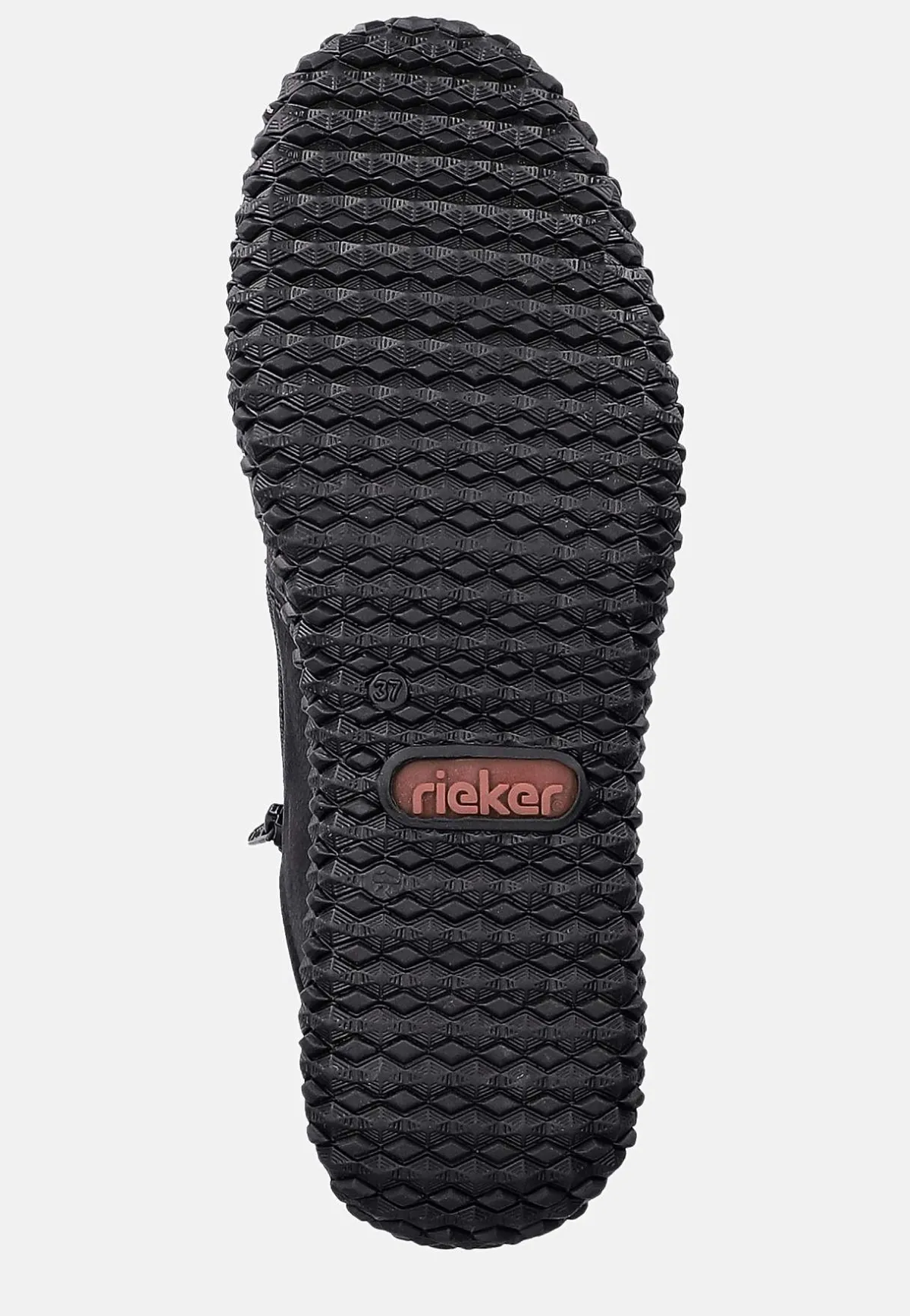 Rieker Vattentät känga Vinröd Outlet