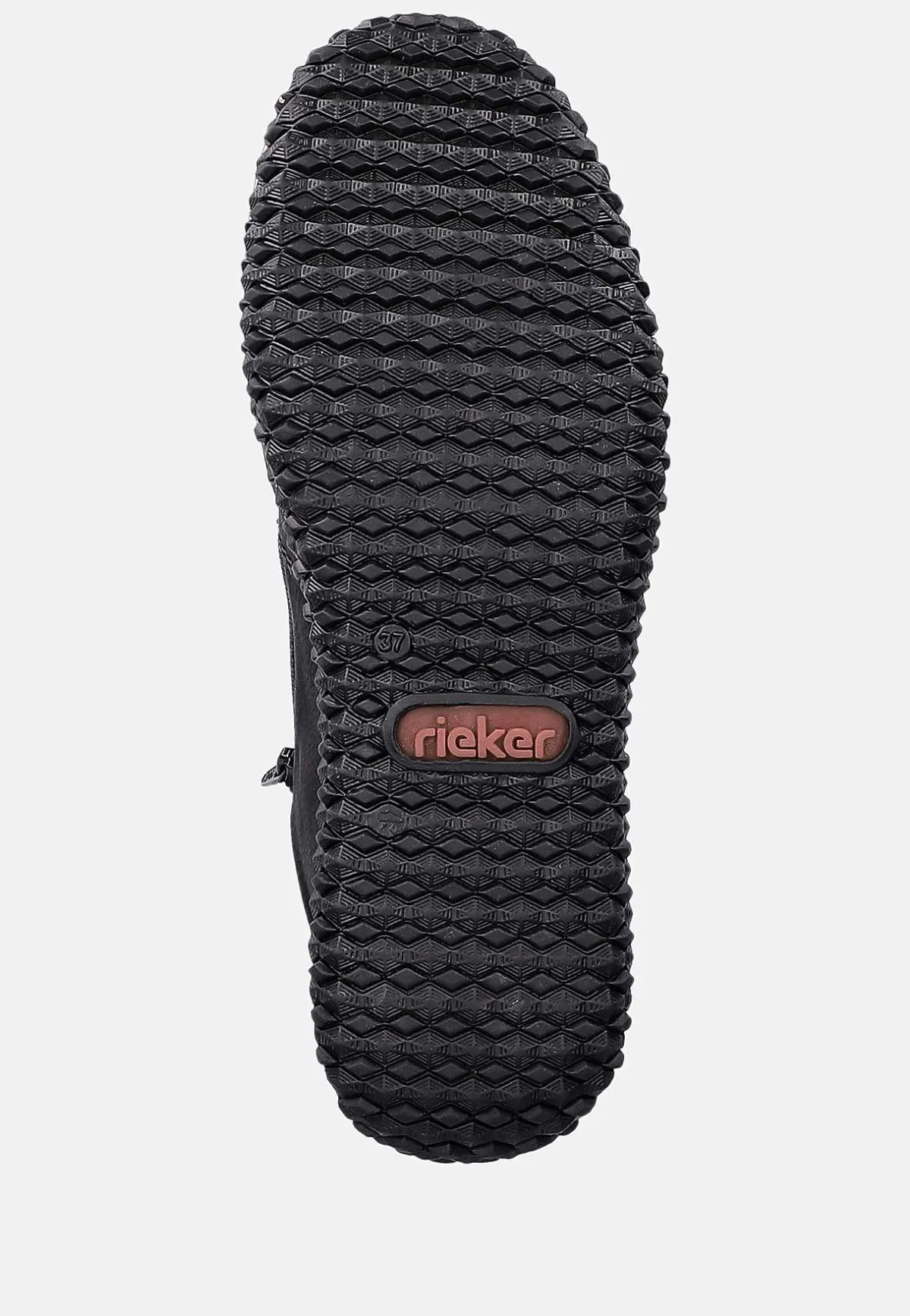 Rieker Vattentät känga Vinröd Outlet