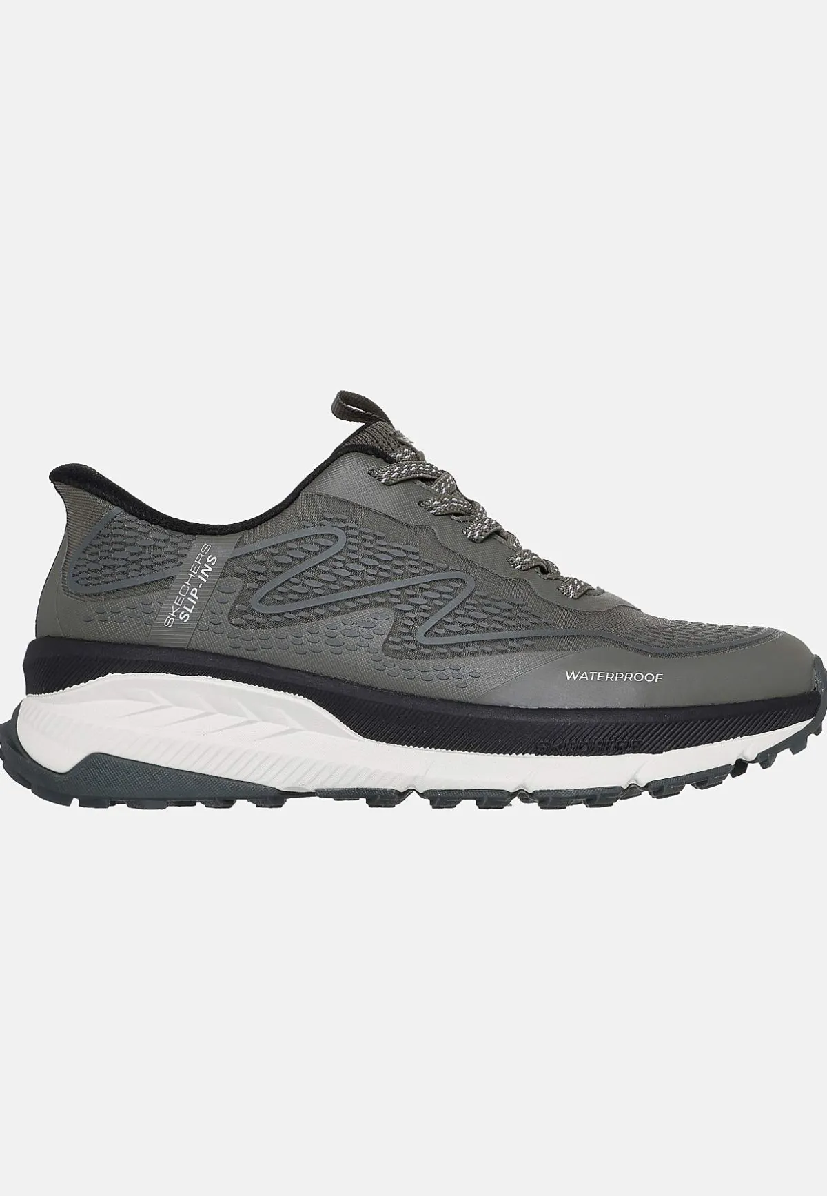 Skechers Vattentät sneaker Slip-ins: Switch Back - Mist Khakigrön Discount