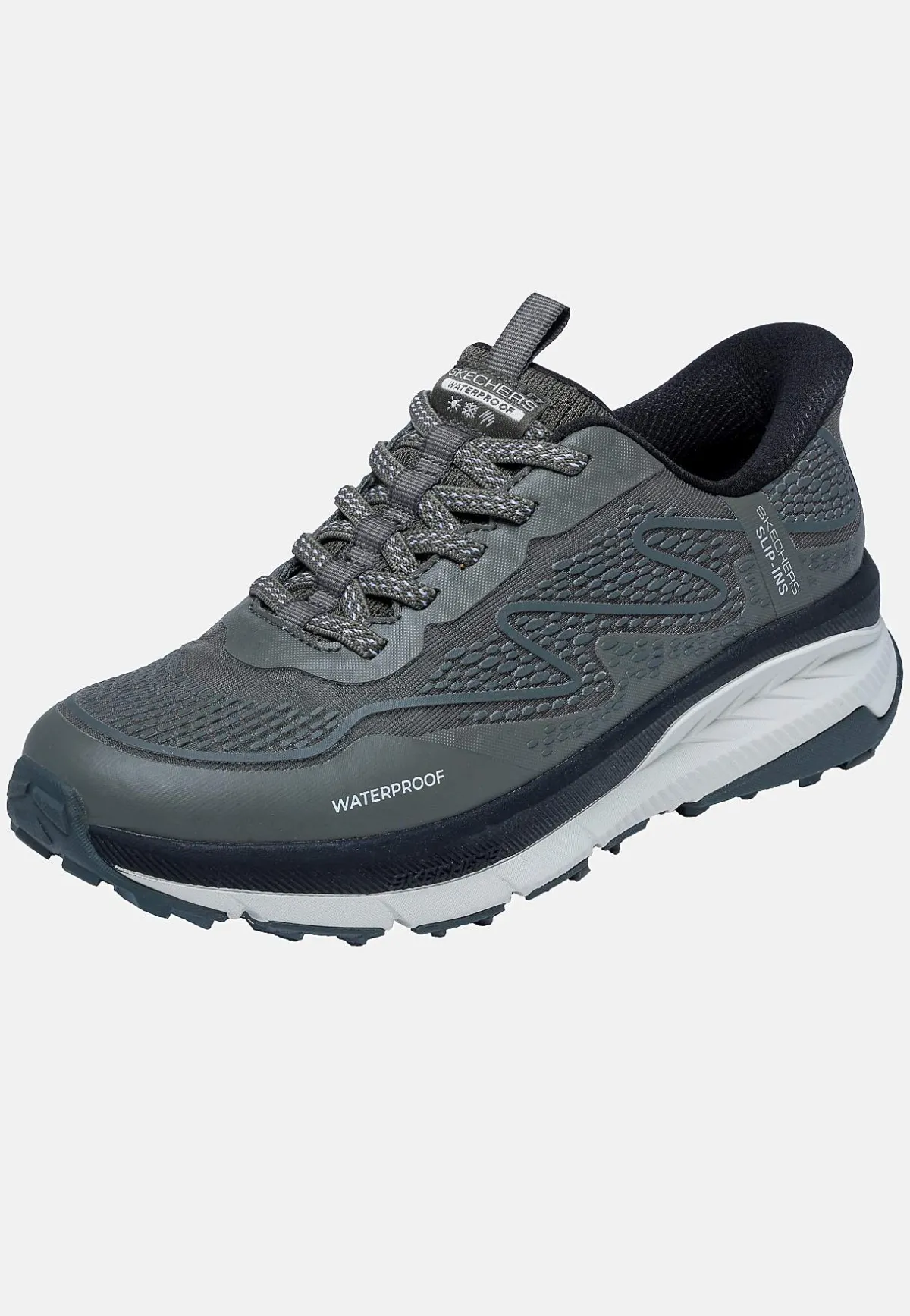 Skechers Vattentät sneaker Slip-ins: Switch Back - Mist Khakigrön Discount