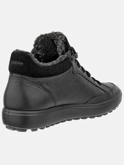 Ecco Vattentät vintersko i skinn Soft 7 Tred Svart Online