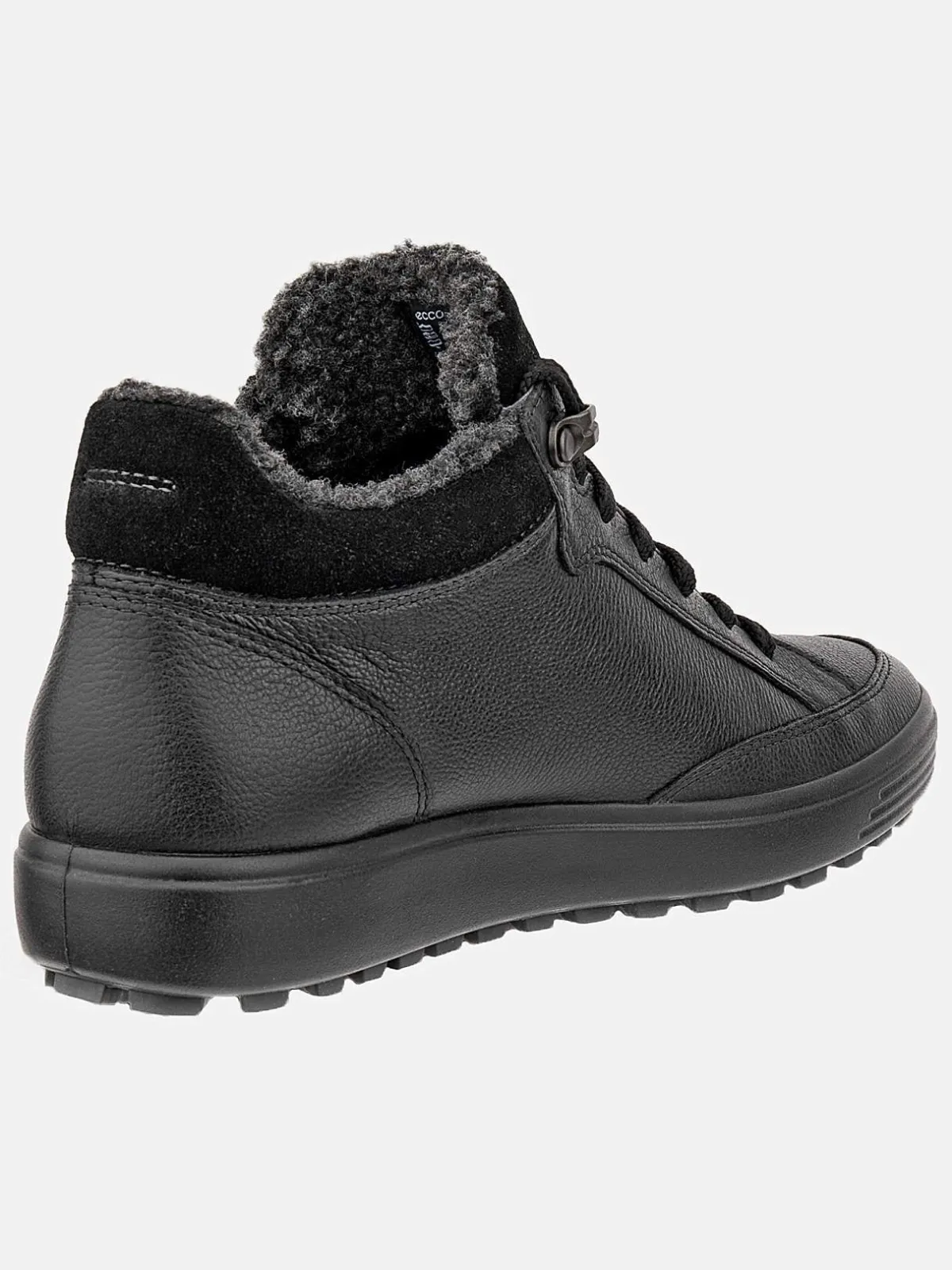Ecco Vattentät vintersko i skinn Soft 7 Tred Svart Online