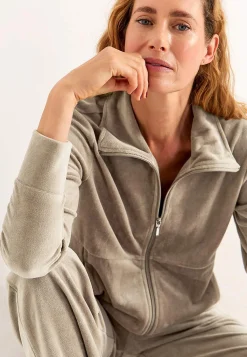 Cellbes of Sweden Velourjacka med dragkedja Wilma Discount