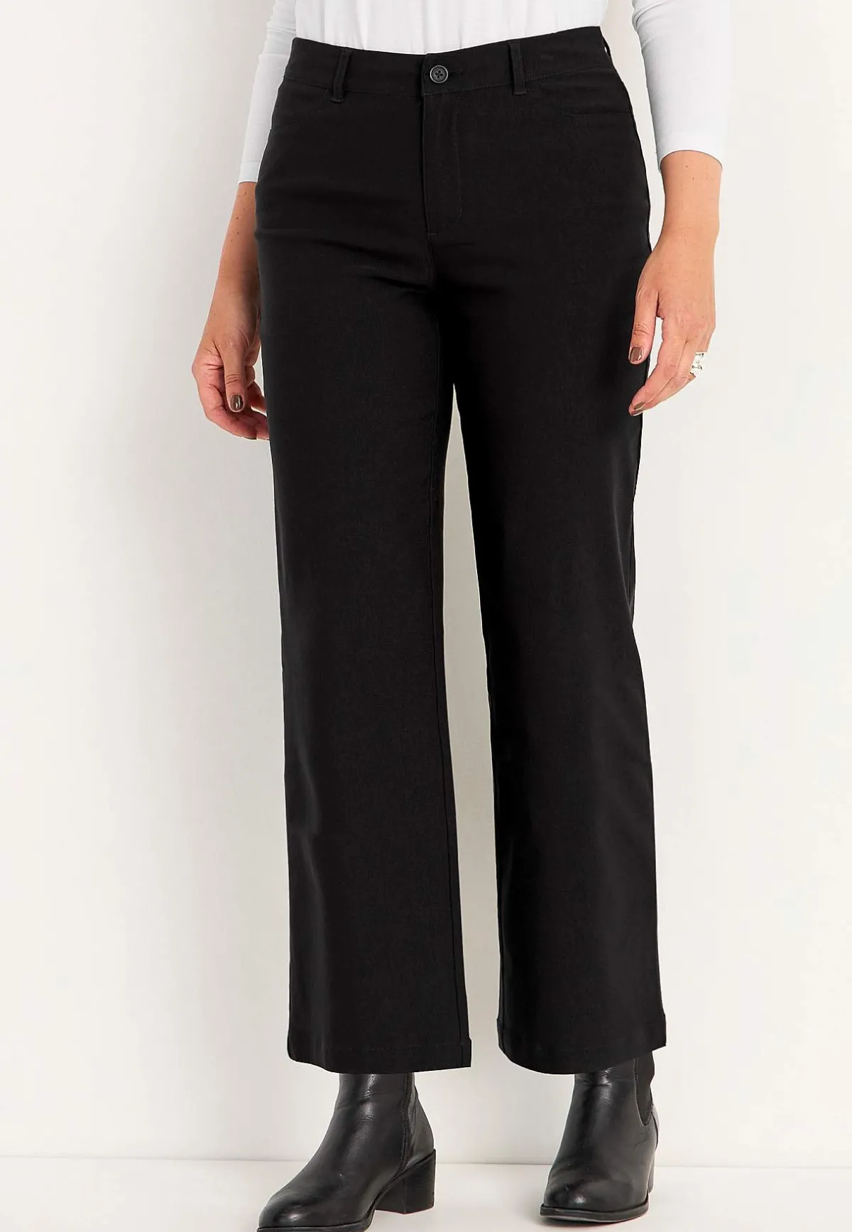 Cellbes of Sweden Vid ankelbyxa i bengalin Svart Clearance