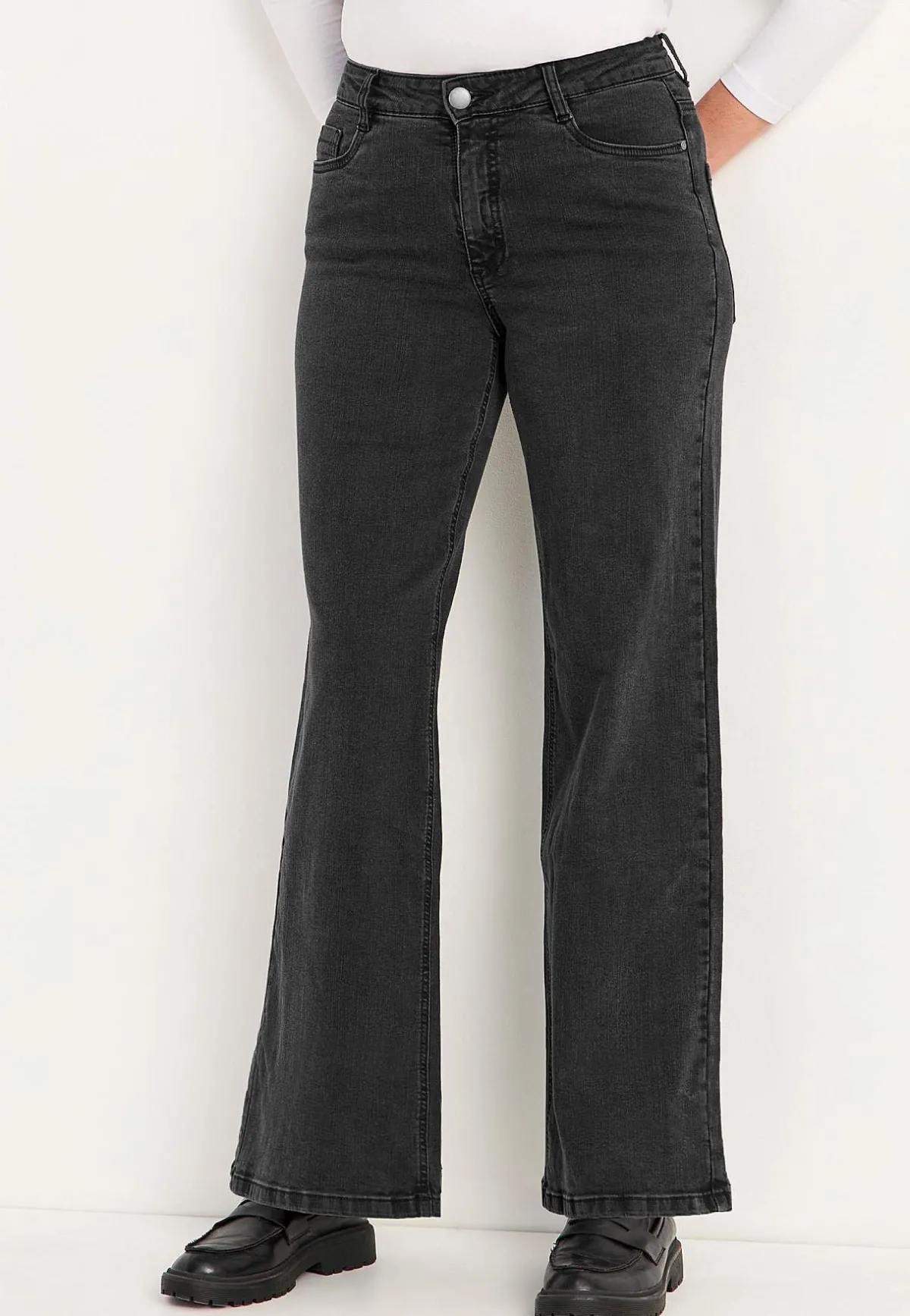 Cellbes of Sweden Vida jeans med hög midja Renata Grå / Denim Hot